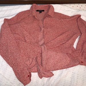 Forever 21 (contemporary line) orange crop top